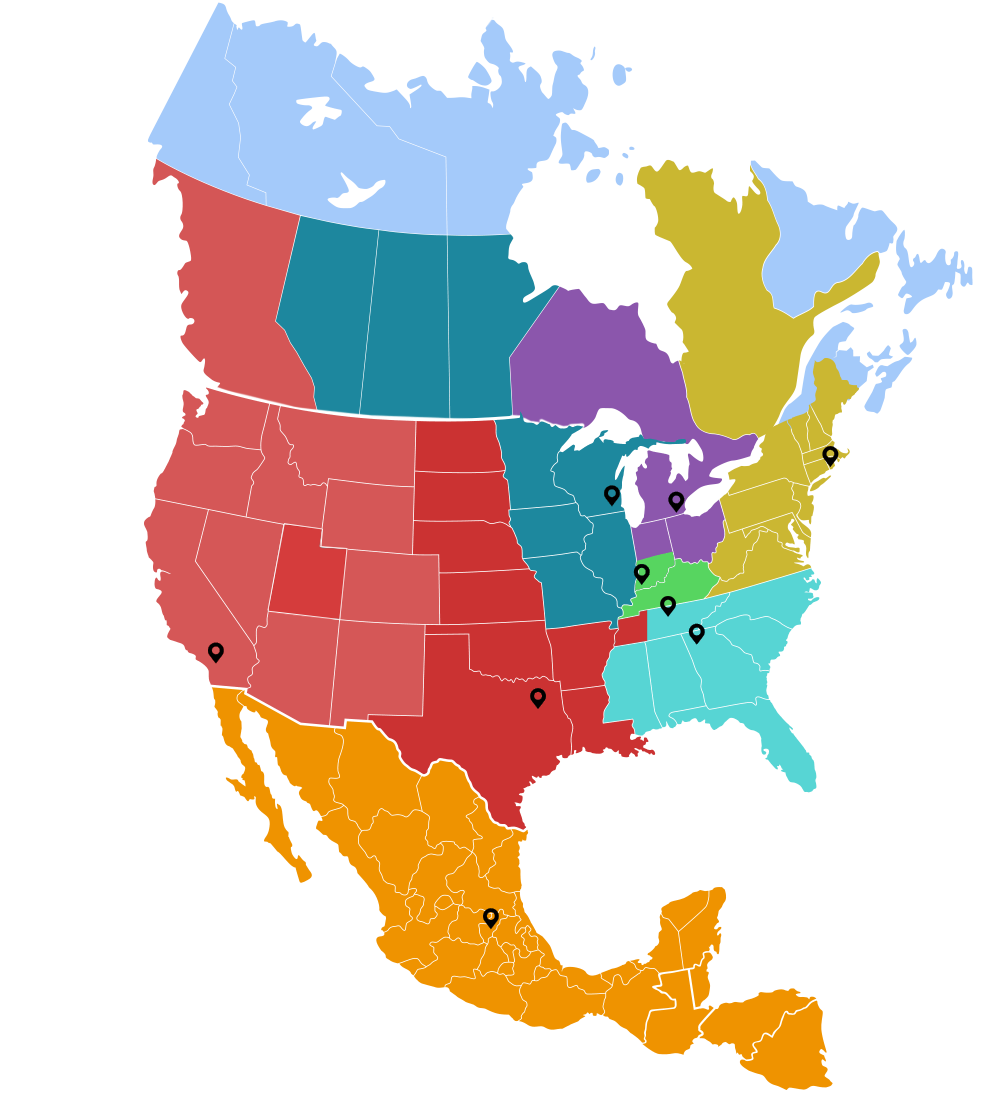 Star Automation North American Office Locations Servo Motor Driven Automatic Unloaders and Pallet Changers for North America